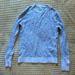 grey leopard print sweater women’s